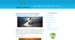 Desktop Screenshot of abeachaffaire.com