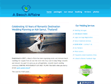 Tablet Screenshot of abeachaffaire.com